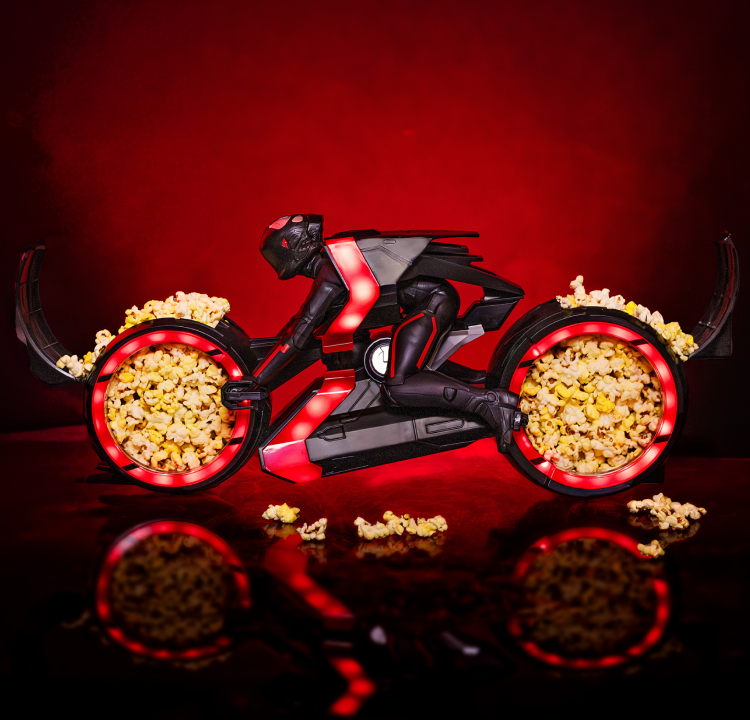 <p>Pre-order the all-new Tron: Ares Lightcycle Popcorn Bucket!</p>