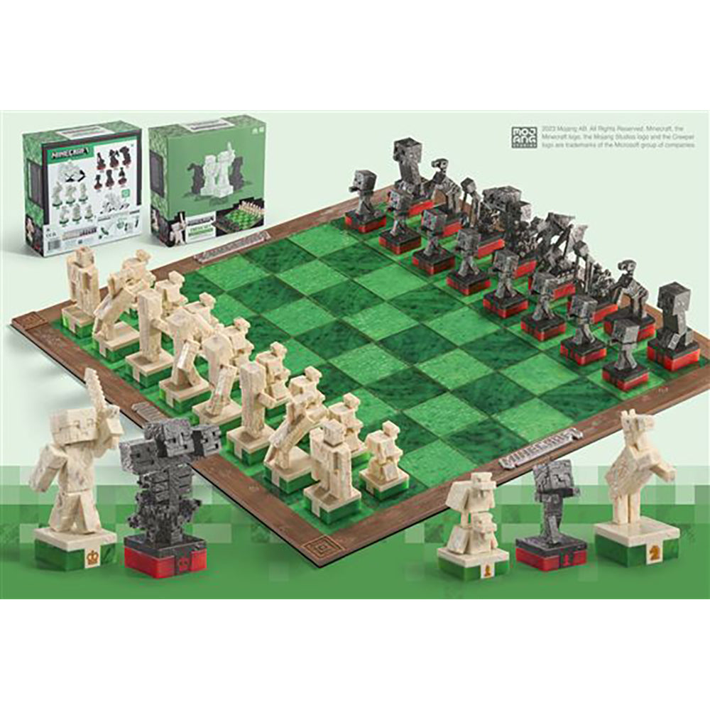 Minecraft Chess Sticker A Minecraft Movie Chess Set