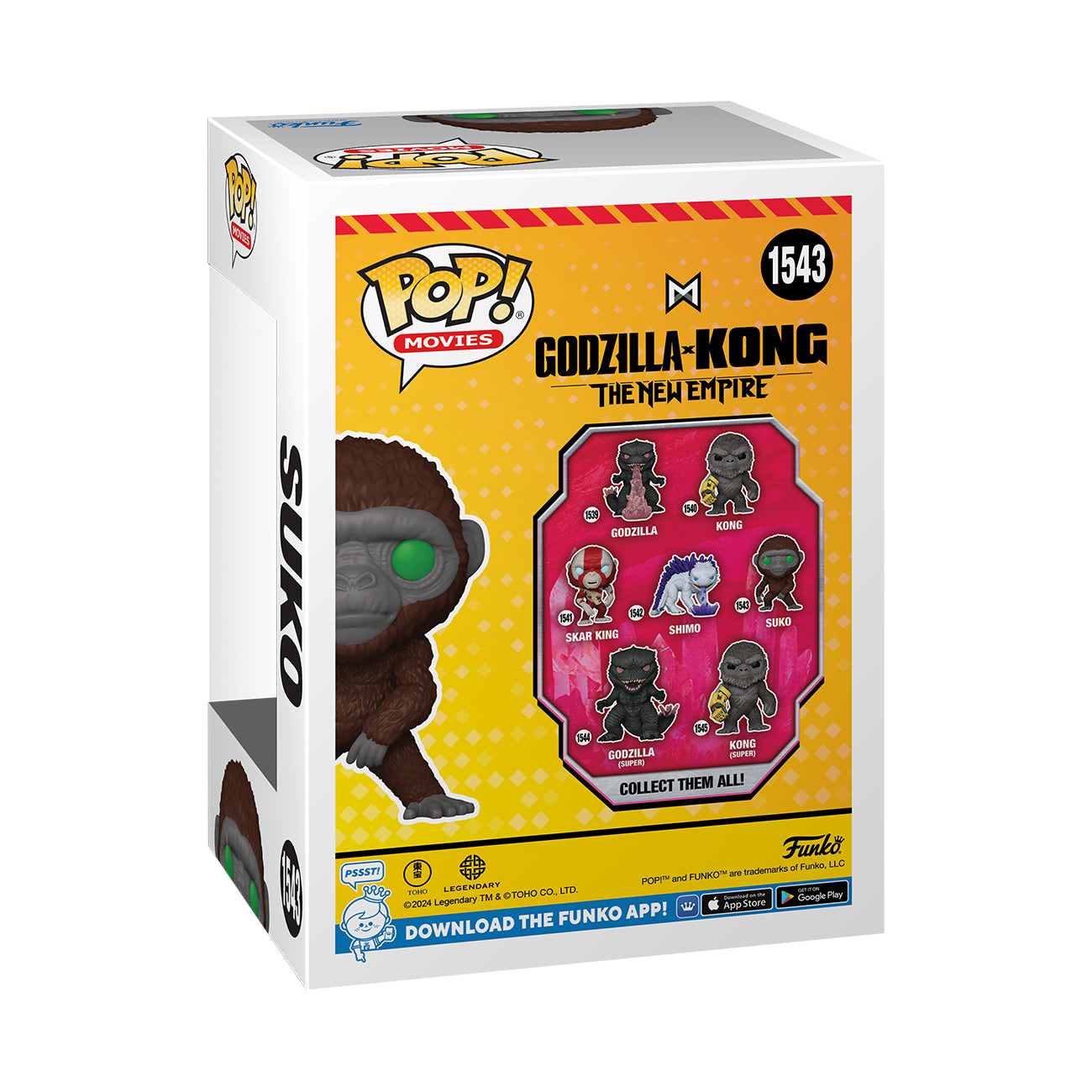 Monsterverse Godzilla vs. Kong - Suko Funko Pop! Figure