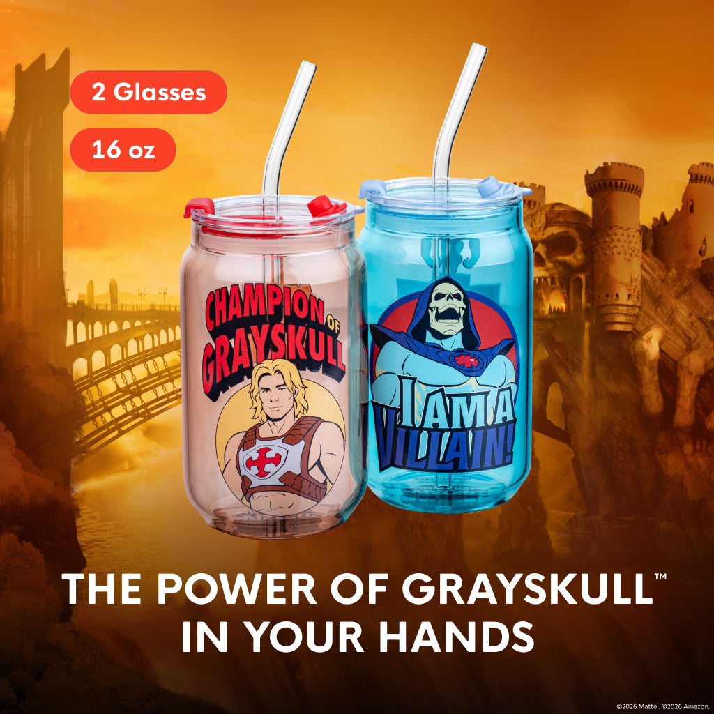 Close-up of Dragon Glassware Masters of the Universe movie design