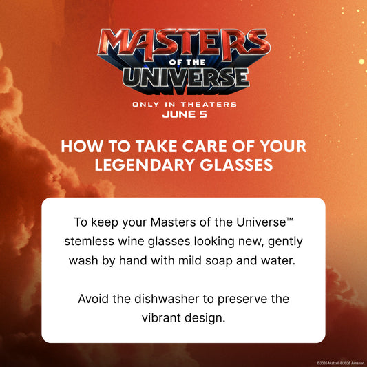Masters of the Universe Skeletor Stemless Wine Glass front view-7