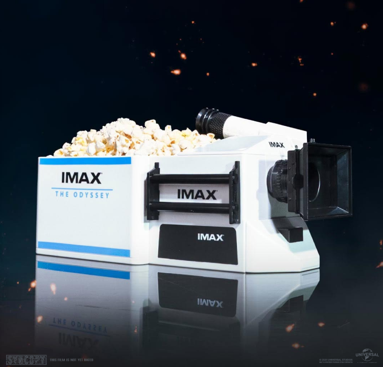 <p>The IMAX Camera Popcorn Bucket </p>