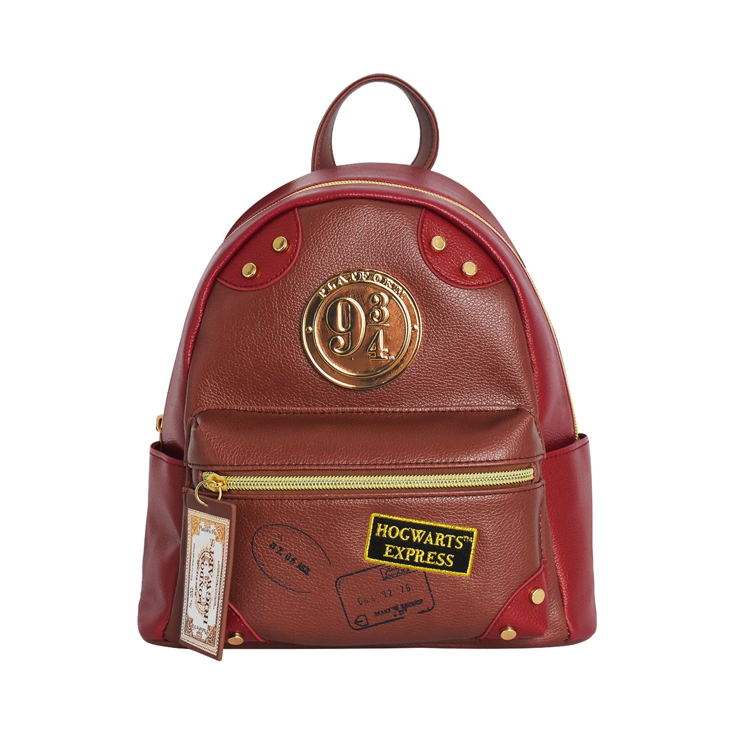 harry potter hogwarts wreath mini backpack with Coin Purse, Artifacts Design Small Travel Bag for Men and Women, Multi, 10 Inch while adjustable straps provide comfortable wear Hogwarts Crest Mini Backpack