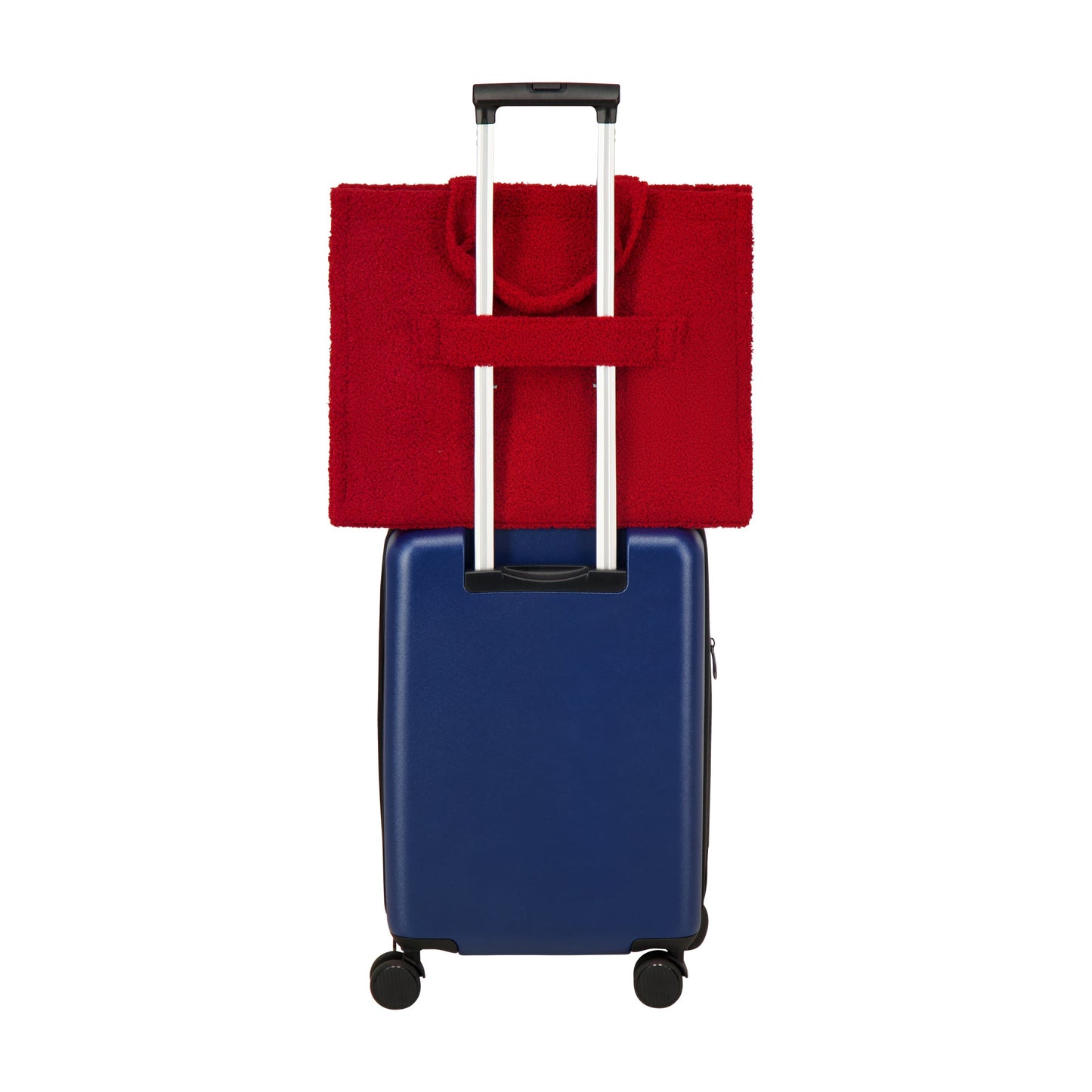 Harry Potter Gryffindor Crest Sherpa Travel Tote with Trolley Strap
