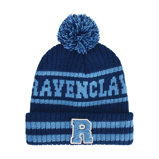 Harry Potter Ravenclaw Collegiate Pom Cuff Beanie in Blue-0