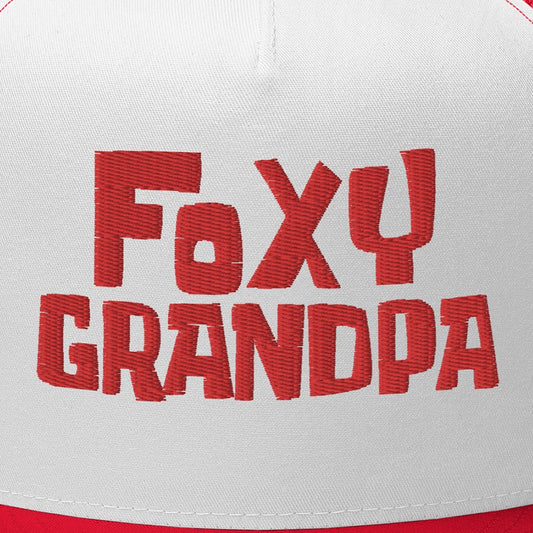 Spongebob Squarepants Foxy Grandpa Trucker Hat  Red/ White/ Red-1