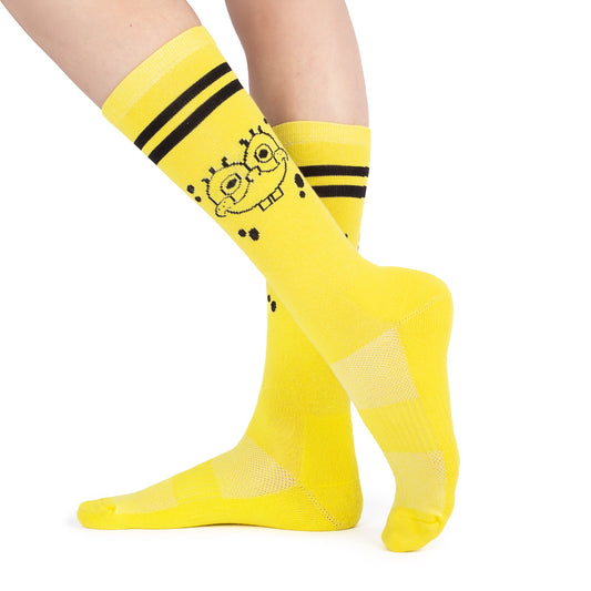 Spongebob SquarePants Smiling Face Crew Socks-1
