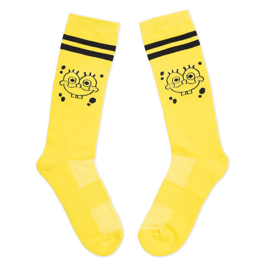 Spongebob SquarePants Smiling Face Crew Socks-0