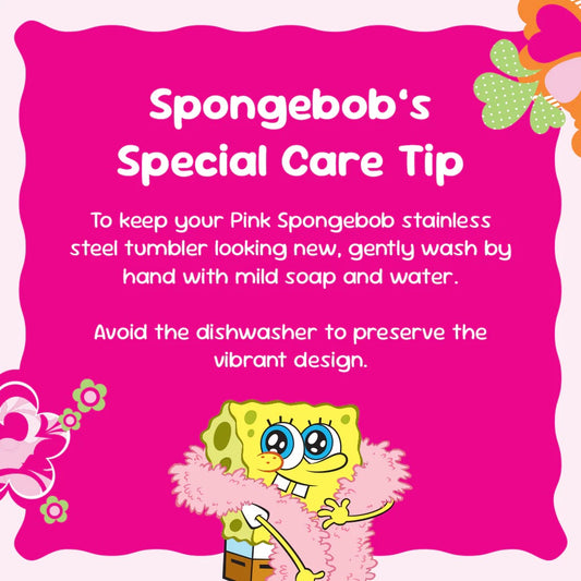 SpongeBob SquarePants Pink Tumbler - 24 oz-6