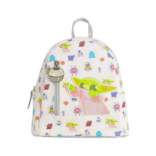 Grogu Handle Ball Mini Backpack, White-0