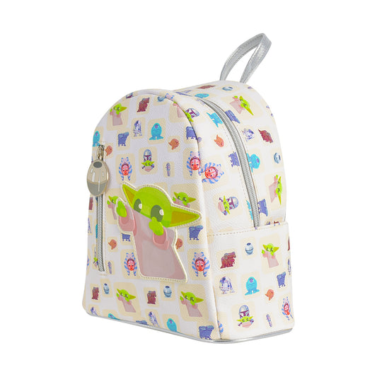 Grogu Handle Ball Mini Backpack, White-3