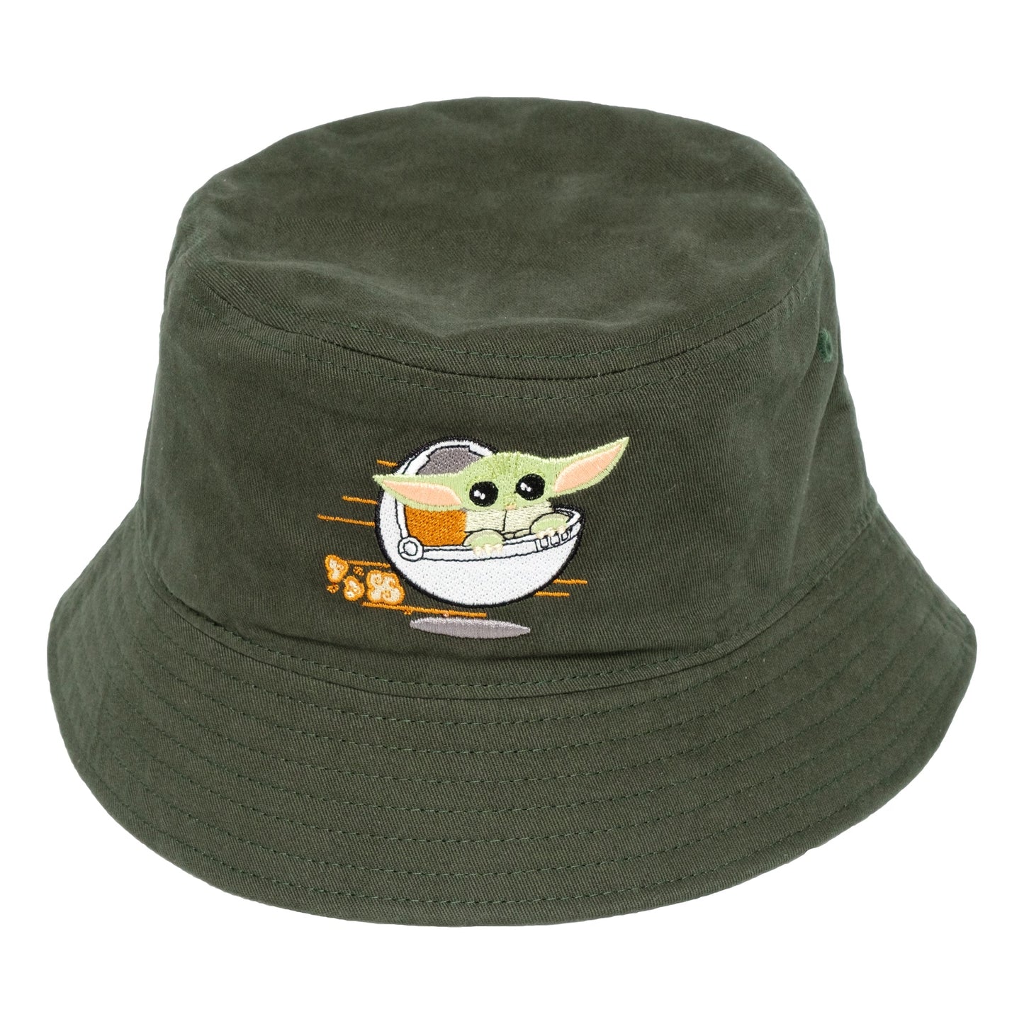 Star Wars Grogu Green Corduroy Bucket Hat