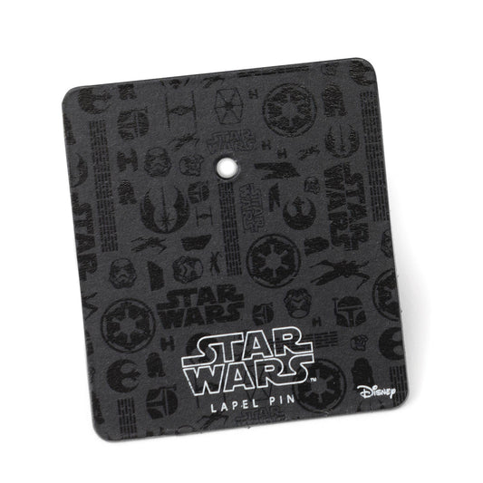 Star Wars Mandalorian and Grogu grey dress socks and matching metal lapel pin gift set-5