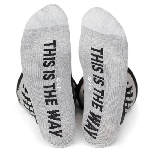 Star Wars Mandalorian "This Is The Way" Dress Socks and Lapel Pin Gift Set-3