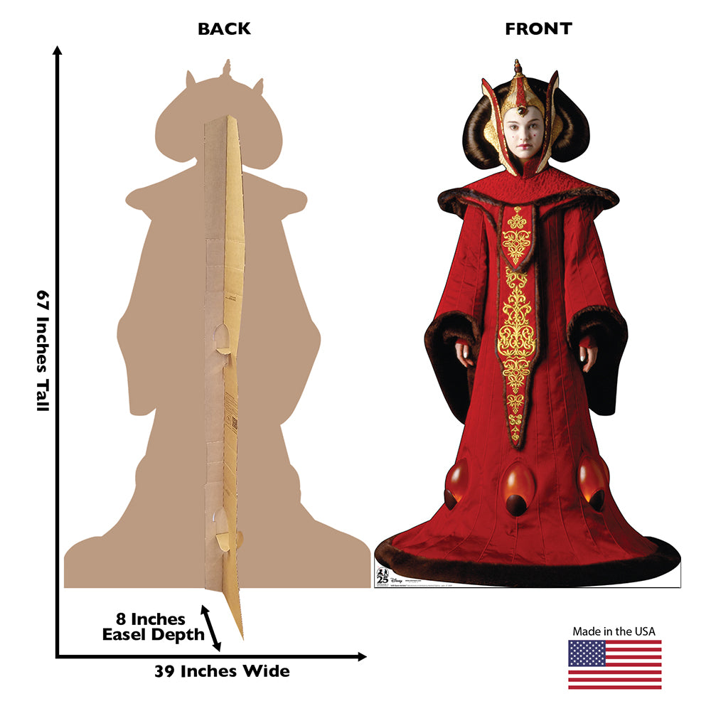Cardboard People Queen Amidala Life Size Cardboard Cutout Standup