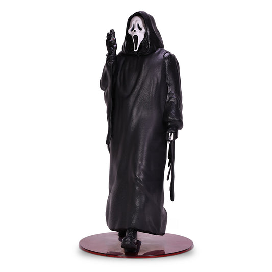Full front view of the Scream Ghostface walking bucket showing the complete 20-inch figure-2