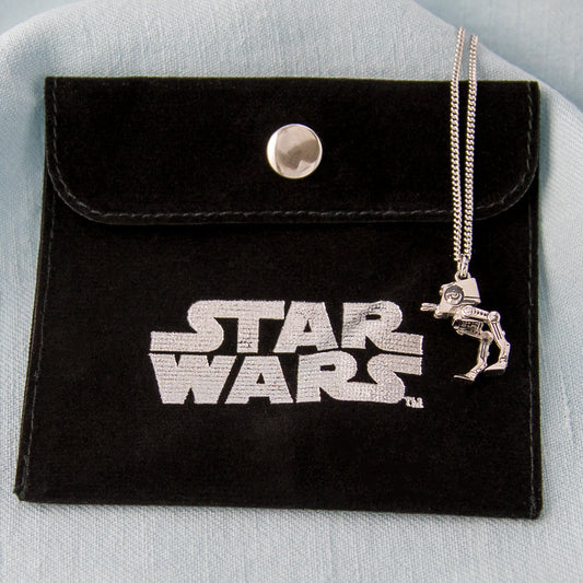 Star Wars x RockLove AT-ST sterling silver pendant front view-4
