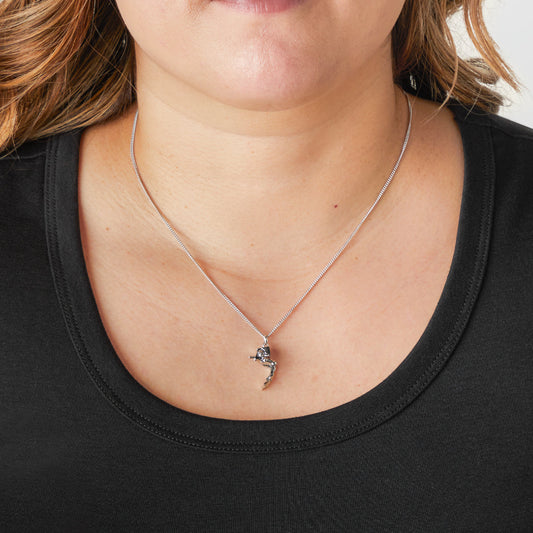 Star Wars x RockLove AT-ST sterling silver pendant front view-2