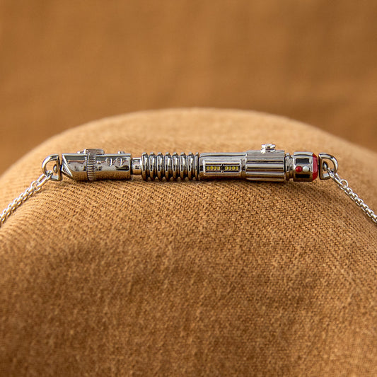 Star Wars x RockLove Power and Control Lightsaber Necklace with modular hilt components.-4