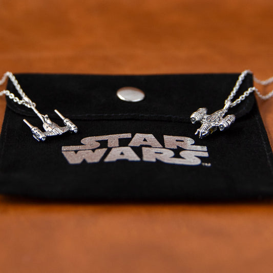 Star Wars x RockLove Naboo N-1 Starfighter Necklace in sterling silver-7