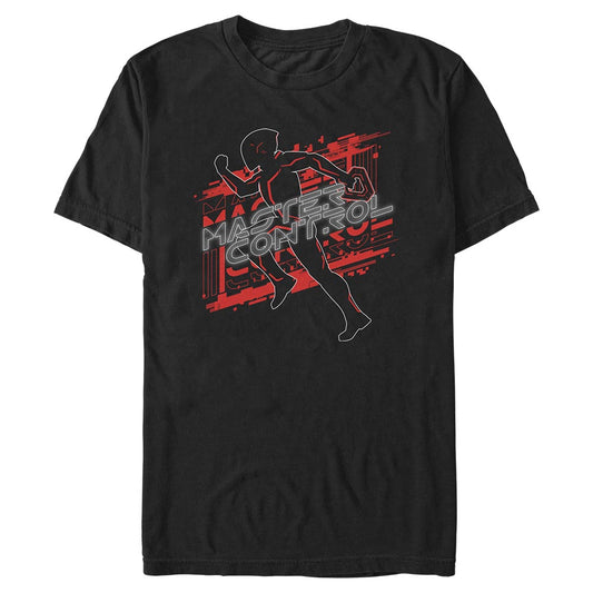 Tron Master Control Silhouette T-shirt Black-0
