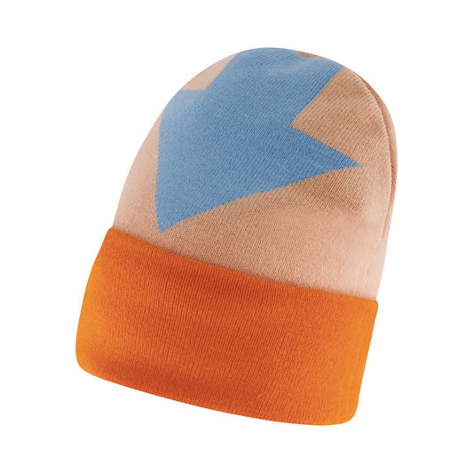Avatar The Last Airbender knitted winter beanie hat front view-0