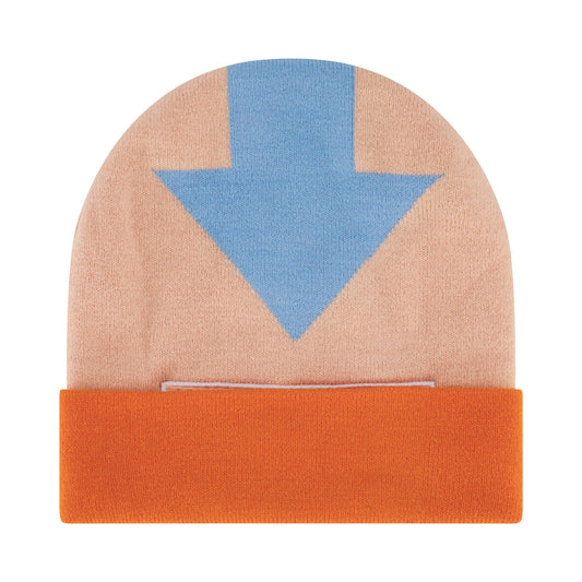 Avatar The Last Airbender knitted winter beanie hat front view-1