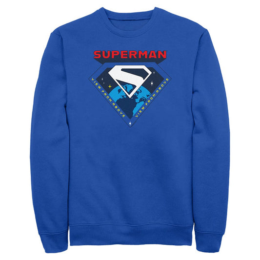 SUPERMAN (2025) Movie View Prom Above Crewneck Royal-0
