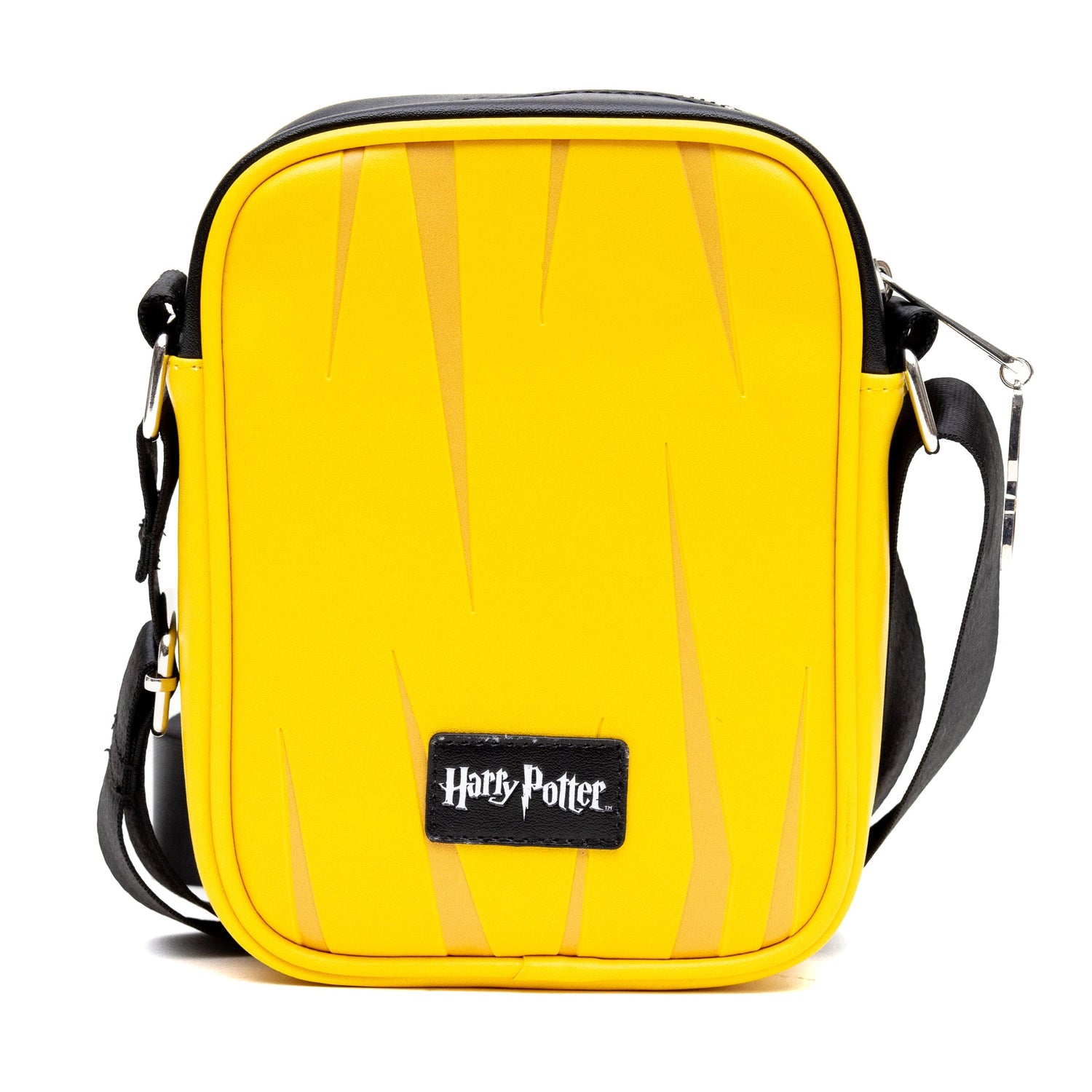 Adjustable strap detail on the Harry Potter Hufflepuff crossbody bag