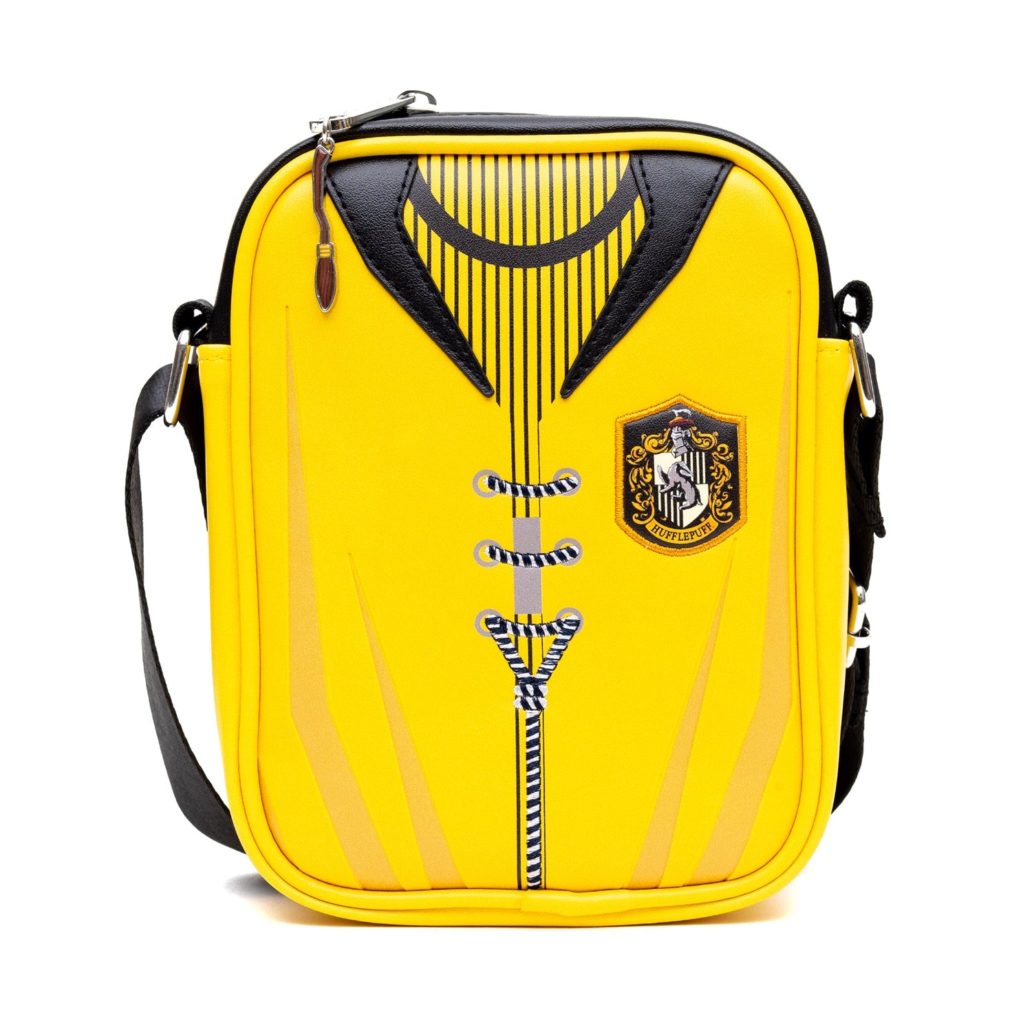 Harry Potter Hufflepuff Quidditch uniform yellow and black crossbody bag