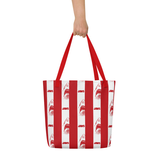 Jaws 50th Anniversary Beach Bag Red-3