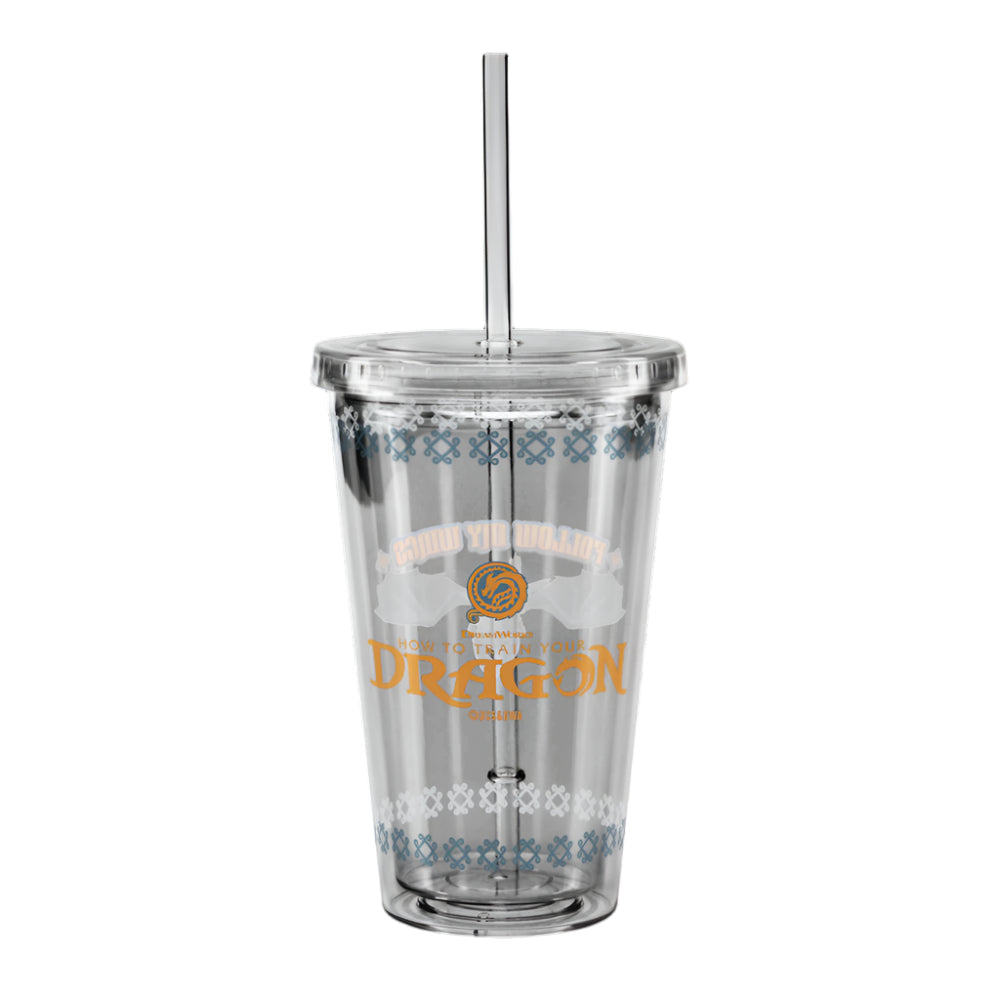 How to Train Your Dragon Follow My Wings Clear Tumbler