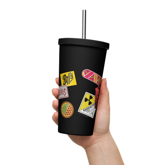 Back to the Future 40th Anniversary Tumbler Black-5