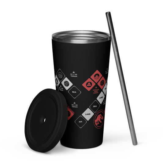 Jurassic World: Rebirth Land, Air, Sea Tumbler Black-7