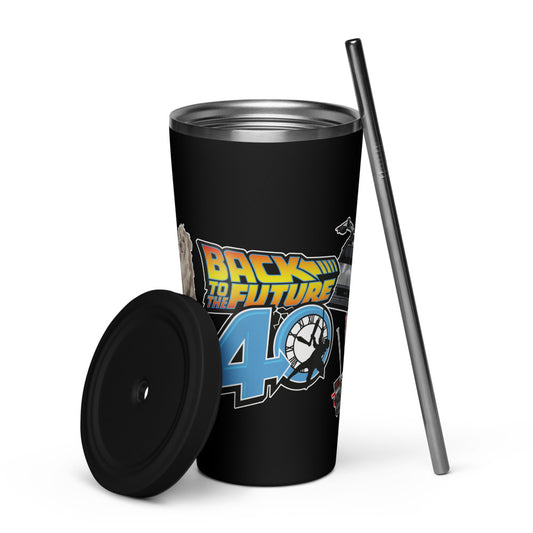 Back to the Future 40th Anniversary Tumbler Black-6