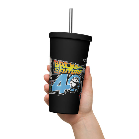Back to the Future 40th Anniversary Tumbler Black-4