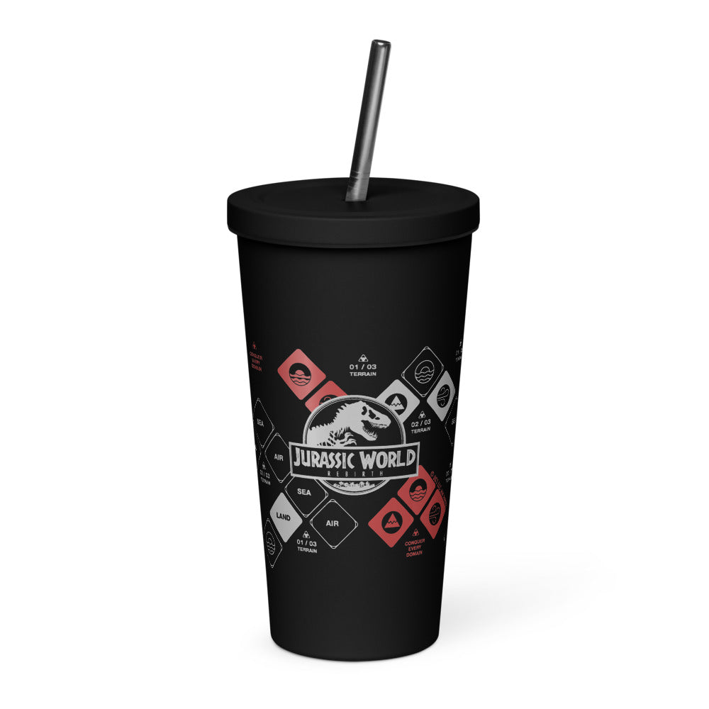 Jurassic World: Rebirth Land, Air, Sea Tumbler Black
