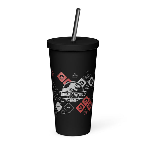 Jurassic World Drinking Cup With Lid And Straw - Germany, New - The