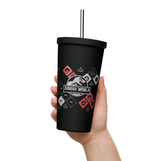 Jurassic World: Rebirth Land, Air, Sea Tumbler Black-4