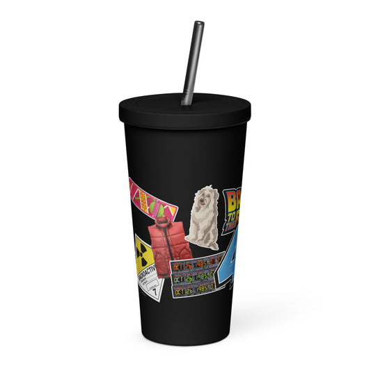Back to the Future 40th Anniversary Tumbler Black-3