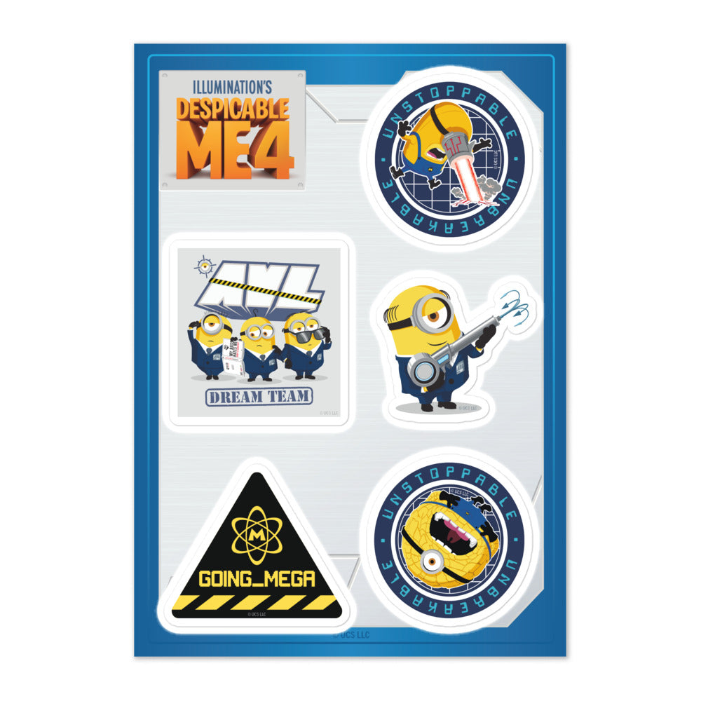 Despicable Me Sticker Making Despicable Me 4 Sticker Sheet
