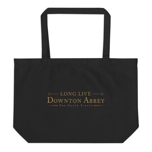Downton Abbey: The Grand Finale Long Live Downton Abbey Tote Bag Black-1