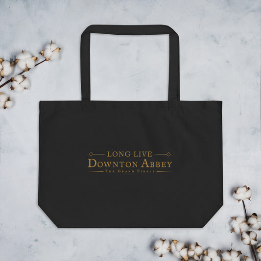 Downton Abbey: The Grand Finale Long Live Downton Abbey Tote Bag Black-2