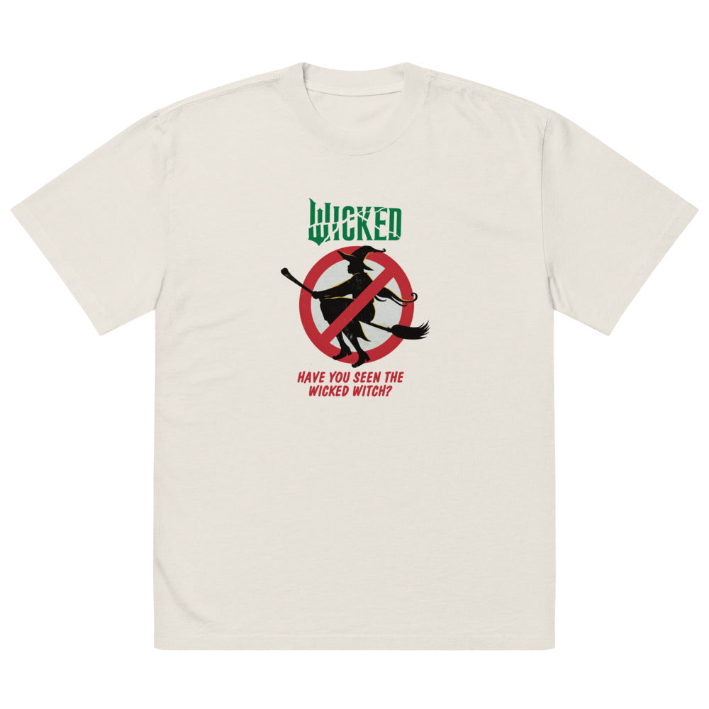 Wicked: For Good The Green Menace Oversized Faded T-Shirt