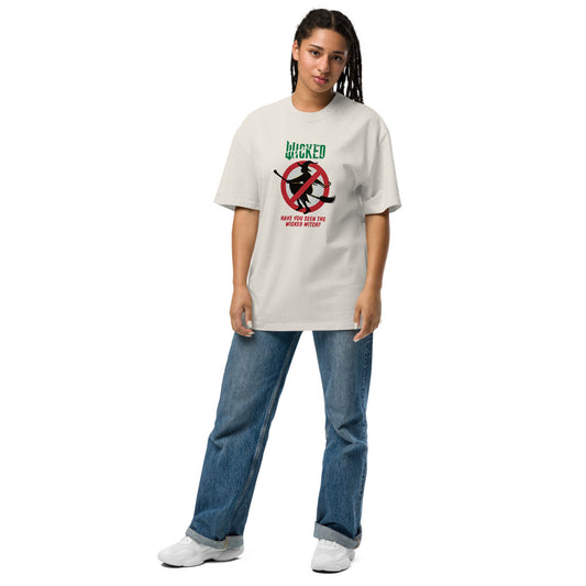 Wicked: For Good The Green Menace Oversized Faded T-Shirt-2