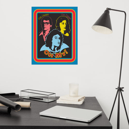 Rocky Horror Picture Show Frank, Brad and Janet Poster-1