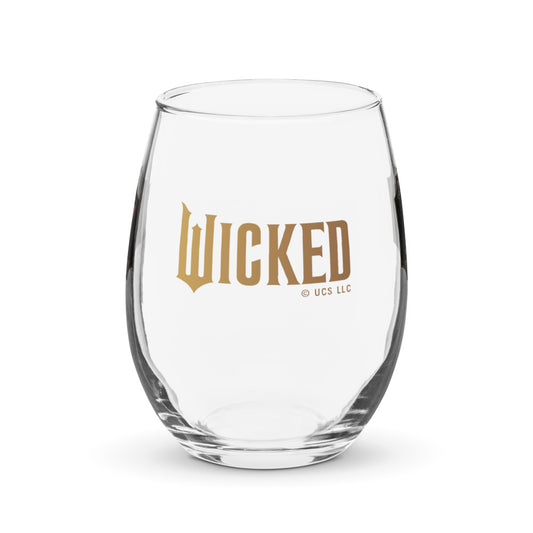 Wicked Enchanted Elements Elphaba & Glinda Stemless Stemless Wine Glass-0