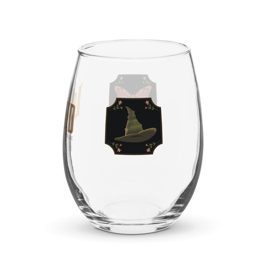 Wicked Enchanted Elements Elphaba & Glinda Stemless Stemless Wine Glass-1