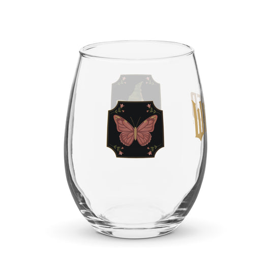 Wicked Enchanted Elements Elphaba & Glinda Stemless Stemless Wine Glass-2