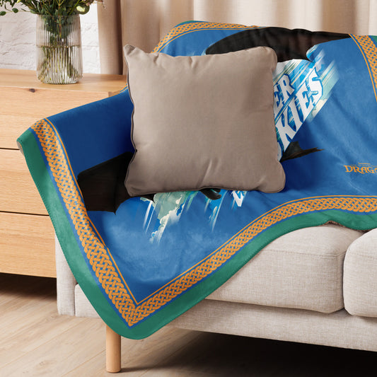 How to Train Your Dragon Conquer the Skies Premium Sherpa Blanket 60 in x 80 in-2